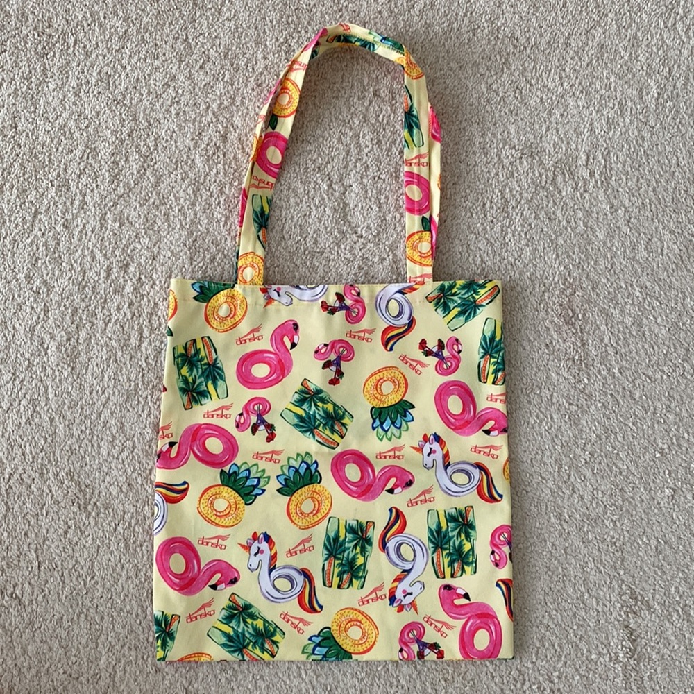 Dansko Women’s Yellow Tote Unicorn Flamingo Pineapple EUC